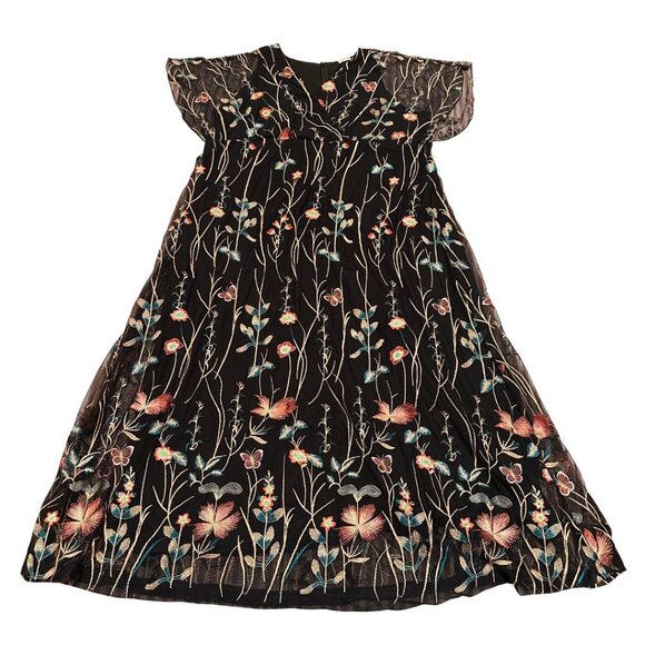 Kiyonna Embroidered Elegance Evening Gown Size 4X - Picture 1 of 6